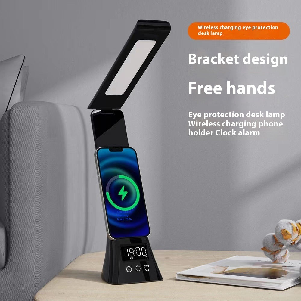 2-in-1 LED Desk Lamp with Wireless Fast Charging