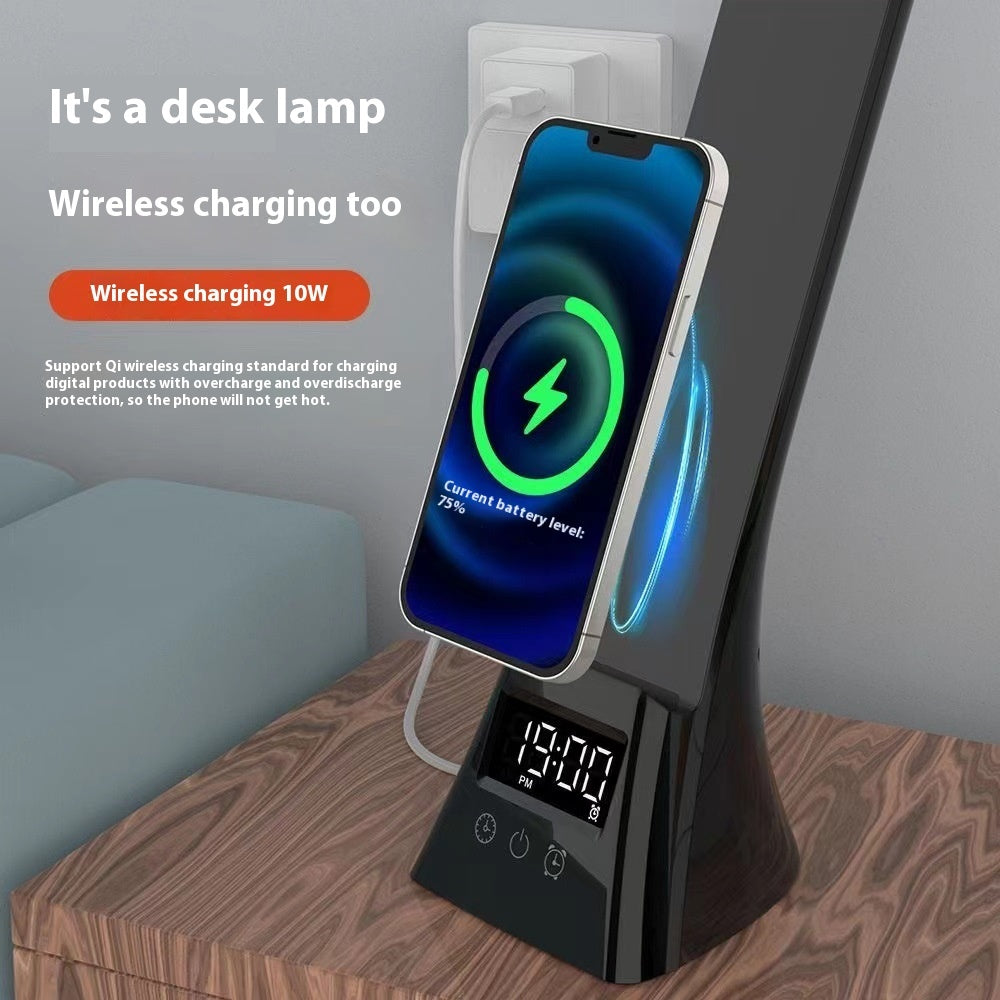 2-in-1 LED Desk Lamp with Wireless Fast Charging