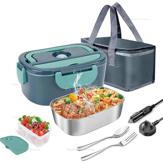 Electric Heated Lunch Box – Portable Self-Heating Food Container
